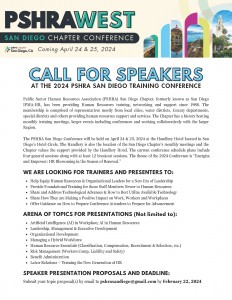 Call For Speakers